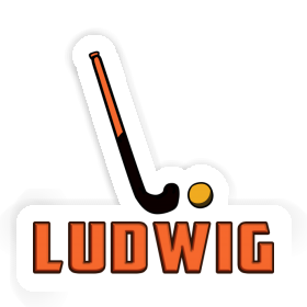 Sticker Floorball Stick Ludwig Image