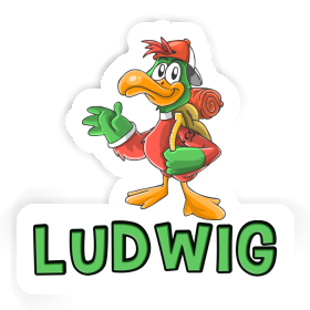 Sticker Ludwig Hiker Image