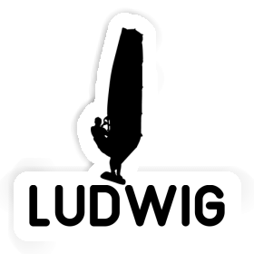 Ludwig Sticker Windsurfer Image