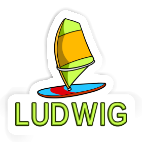 Sticker Windsurf Board Ludwig Image