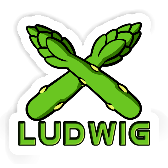 Ludwig Autocollant Asperge Image