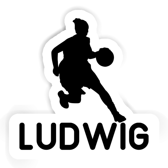 Sticker Ludwig Basketball Player Image