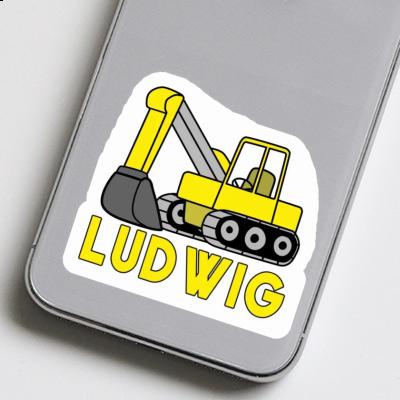 Sticker Excavator Ludwig Gift package Image