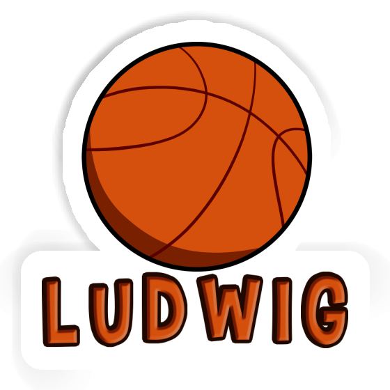 Basketball Sticker Ludwig Laptop Image