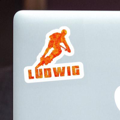 Sticker Ludwig Biker Laptop Image