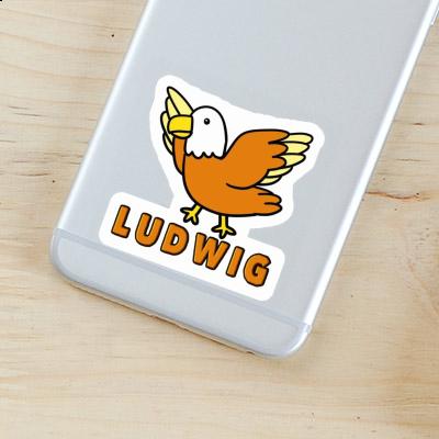 Sticker Bird Ludwig Laptop Image