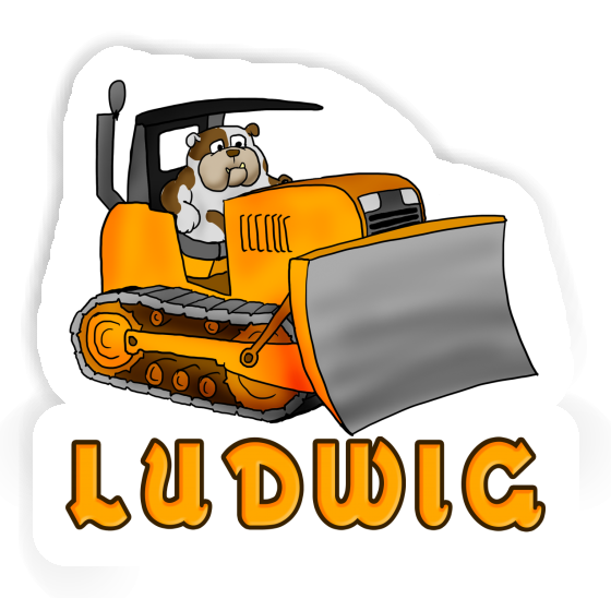 Autocollant Ludwig Bulldozer Image