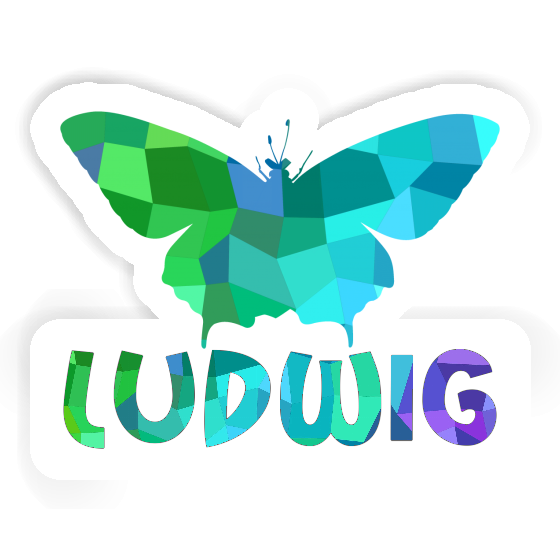 Sticker Butterfly Ludwig Gift package Image