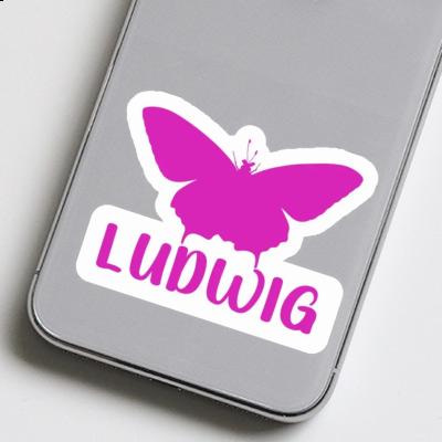 Sticker Butterfly Ludwig Image