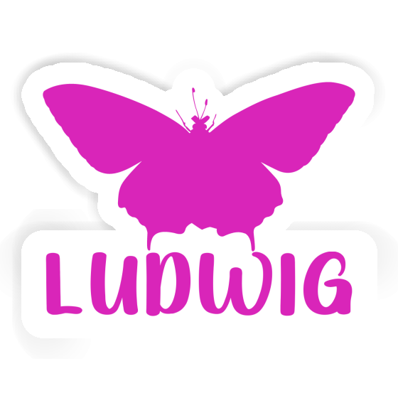 Sticker Butterfly Ludwig Gift package Image