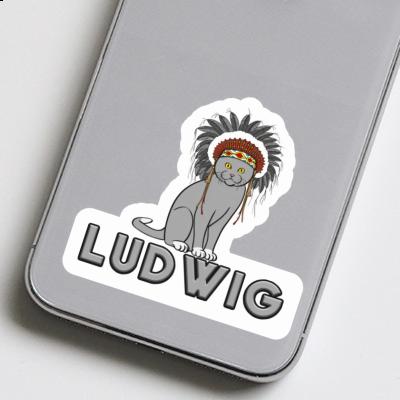 American Indian Sticker Ludwig Notebook Image