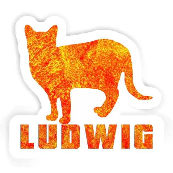 Aufkleber Katze Ludwig Image