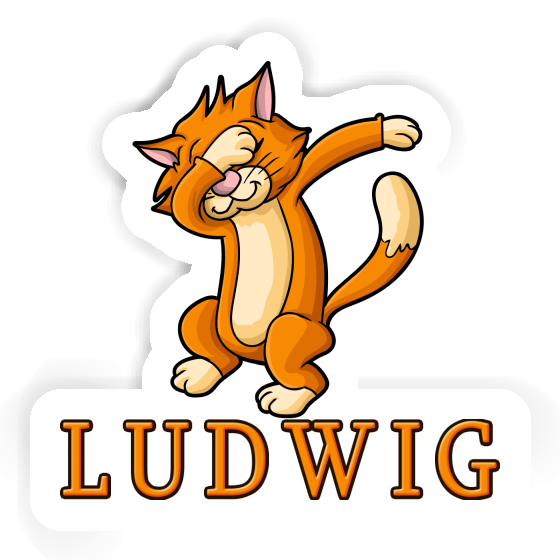 Dabbing Cat Sticker Ludwig Gift package Image