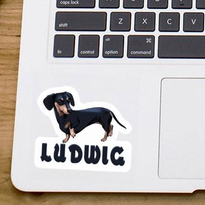 Dachshund Sticker Ludwig Notebook Image