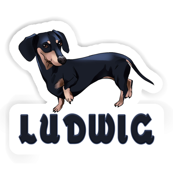 Dachshund Sticker Ludwig Image