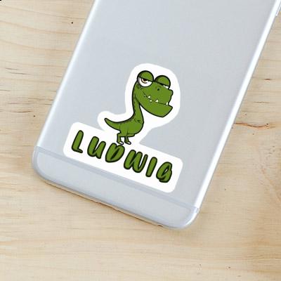 Dinosaur Sticker Ludwig Laptop Image