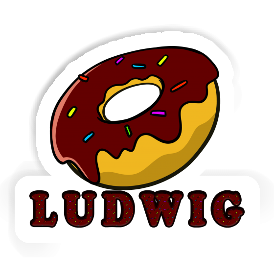 Ludwig Sticker Donut Notebook Image