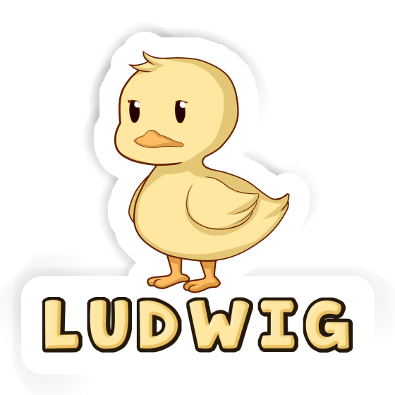 Sticker Duck Ludwig Image