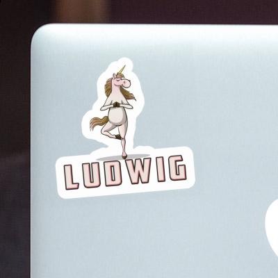 Unicorn Sticker Ludwig Notebook Image