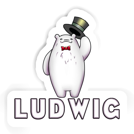 Sticker Icebear Ludwig Notebook Image