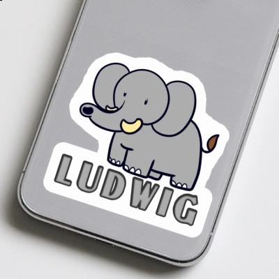 Sticker Ludwig Elephant Image