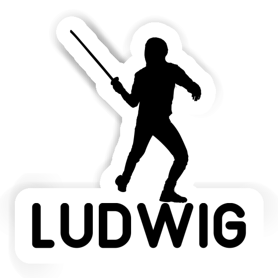 Sticker Fencer Ludwig Gift package Image