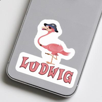 Flamingo Sticker Ludwig Gift package Image