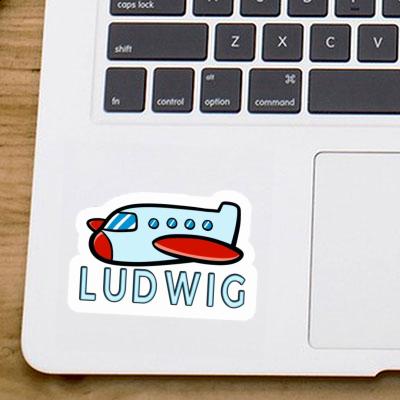 Flugzeug Sticker Ludwig Image