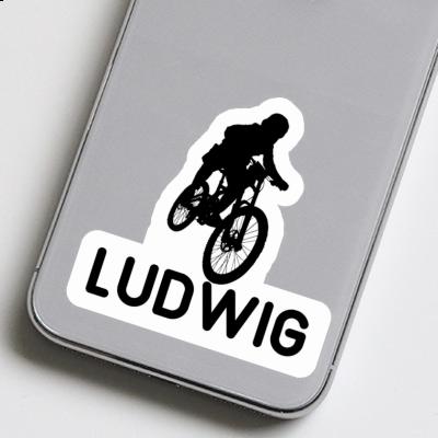 Freeride Biker Sticker Ludwig Laptop Image