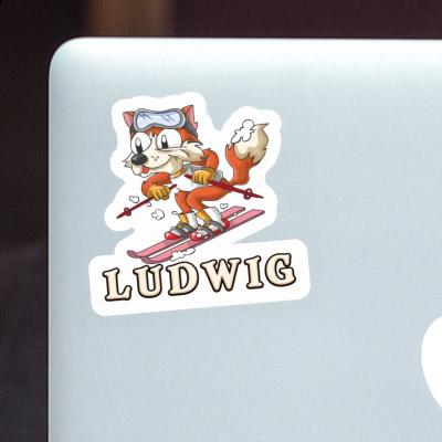 Ludwig Sticker Fox Laptop Image