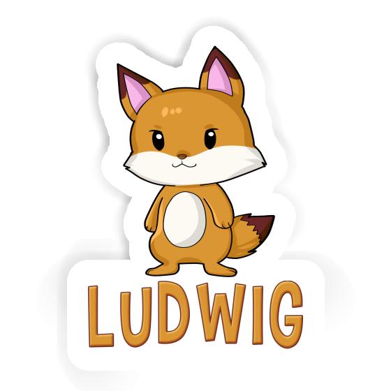 Sticker Fox Ludwig Notebook Image