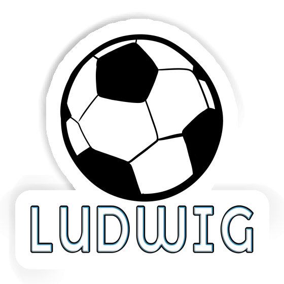 Soccer Sticker Ludwig Laptop Image