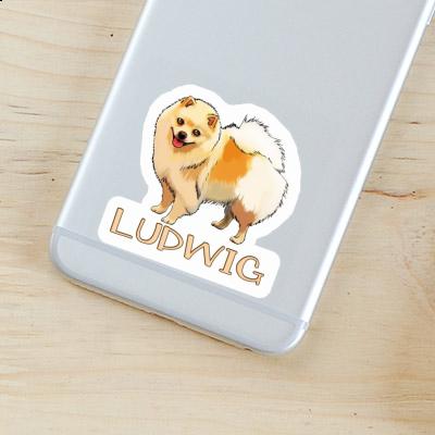 Ludwig Sticker German Spitz Image