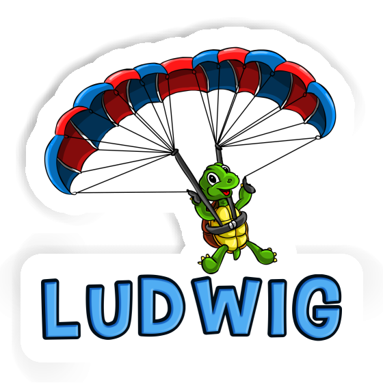 Paraglider Sticker Ludwig Laptop Image