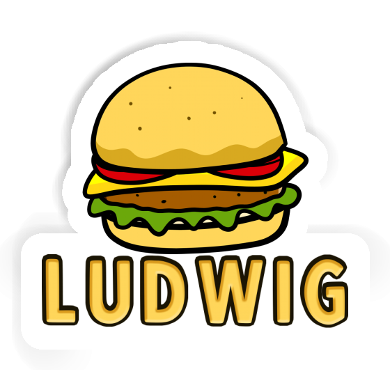 Ludwig Aufkleber Hamburger Image