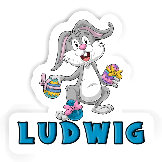 Sticker Easter Bunny Ludwig Image