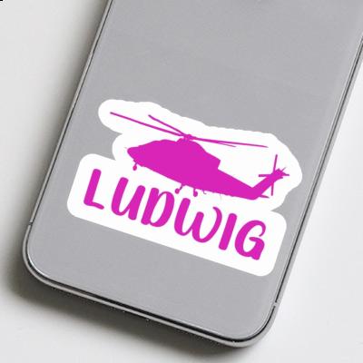 Ludwig Sticker Helikopter Notebook Image