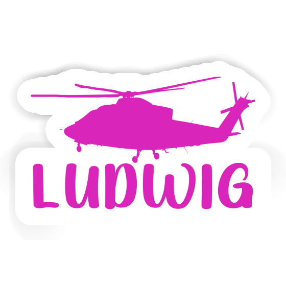 Ludwig Sticker Helikopter Gift package Image