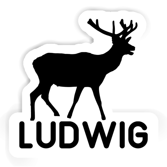 Ludwig Autocollant Cerf Laptop Image