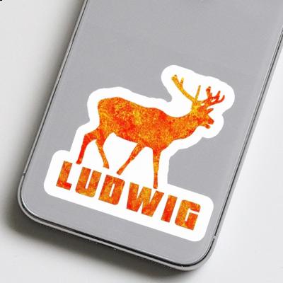 Deer Sticker Ludwig Laptop Image