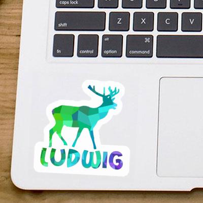 Sticker Deer Ludwig Image