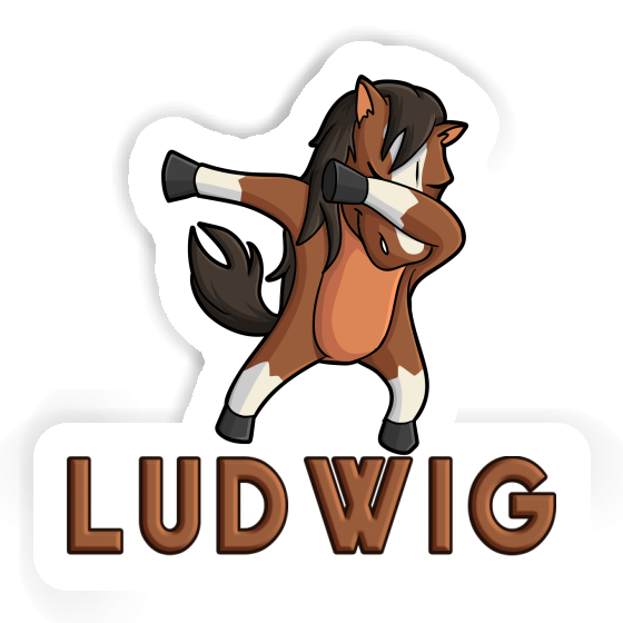 Ludwig Sticker Horse Notebook Image