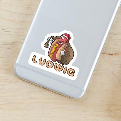 Ludwig Aufkleber Hot Dog Gift package Image