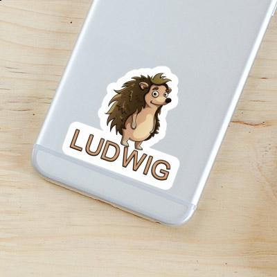 Sticker Ludwig Standing Hedgehog Gift package Image