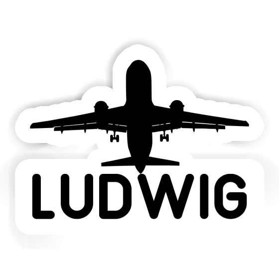 Jumbo-Jet Autocollant Ludwig Image