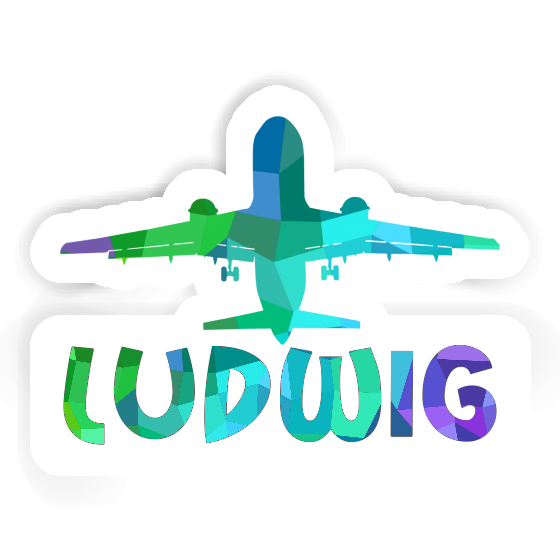 Ludwig Sticker Jumbo-Jet Image