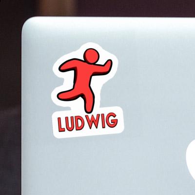 Läufer Sticker Ludwig Image