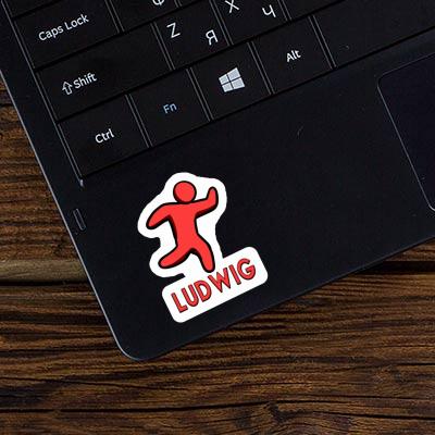 Runner Sticker Ludwig Laptop Image