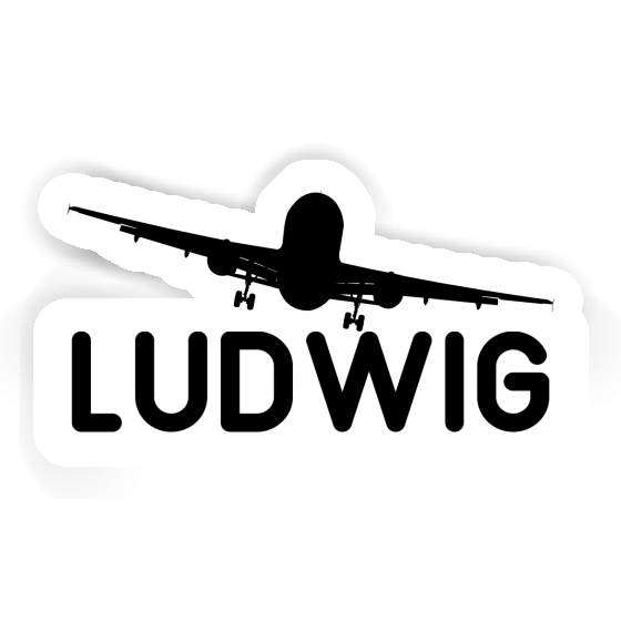 Sticker Ludwig Flugzeug Image