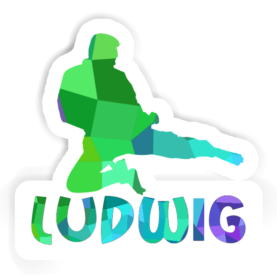 Sticker Karateka Ludwig Gift package Image